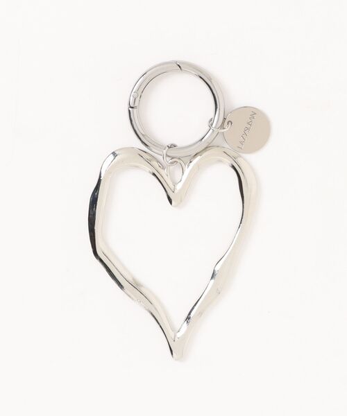 LAZY SUSAN（レイジースーザン）の「チャーム　メタルハート（キーホルダー・レディース・ゴールド/シルバー・FREE）」の2枚目の写真