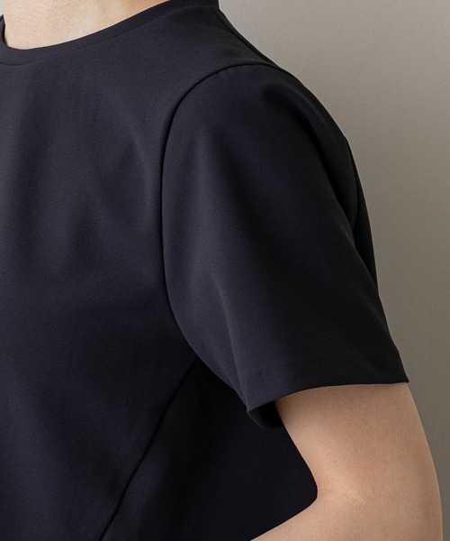 tシャツ 「SONO/ソーノ」「Magical Stretch」ミニティアードフリルプルオーバー レディース SONO/ソーノ】【Magical Stretch】ミニティアードフリルプル
