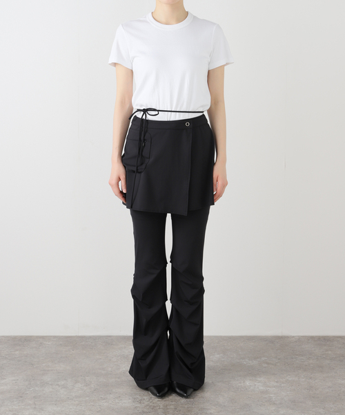 TUOMIO(トゥオミオ)の「【Geek Office / ギークオフィス】TUOMIO / トゥオミオ STRAPPY SKIRT PANTS(その他パンツ・レディース・ブラック・SMALL)」の9枚目の写真