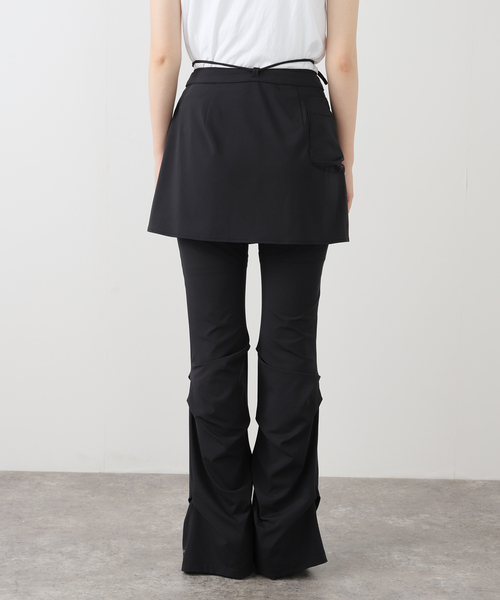 TUOMIO(トゥオミオ)の「【Geek Office / ギークオフィス】TUOMIO / トゥオミオ STRAPPY SKIRT PANTS(その他パンツ・レディース・ブラック・SMALL)」の12枚目の写真