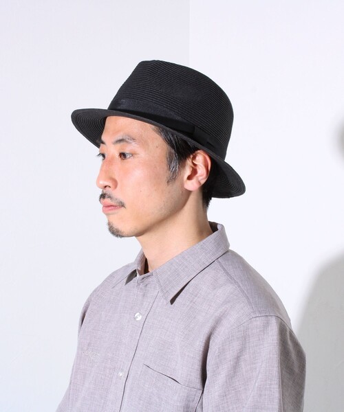 GLOSTER（グロスター）の「【GLOSTER/グロスター】THIN PAPER BLADE HAT ペーパーハット（ハット・メンズ・ブラック/ベージュ/アイボリー・FREE）」の6枚目の写真