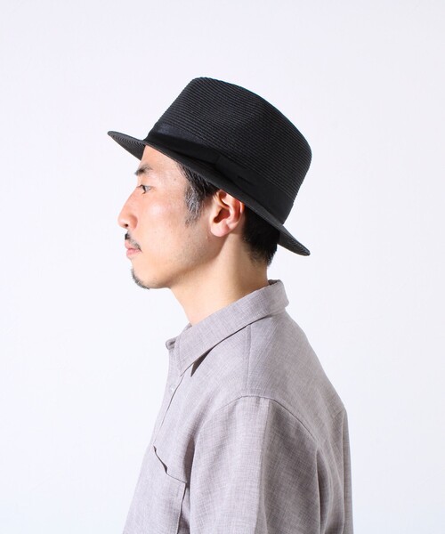 GLOSTER（グロスター）の「【GLOSTER/グロスター】THIN PAPER BLADE HAT ペーパーハット（ハット・メンズ・ブラック/ベージュ/アイボリー・FREE）」の7枚目の写真