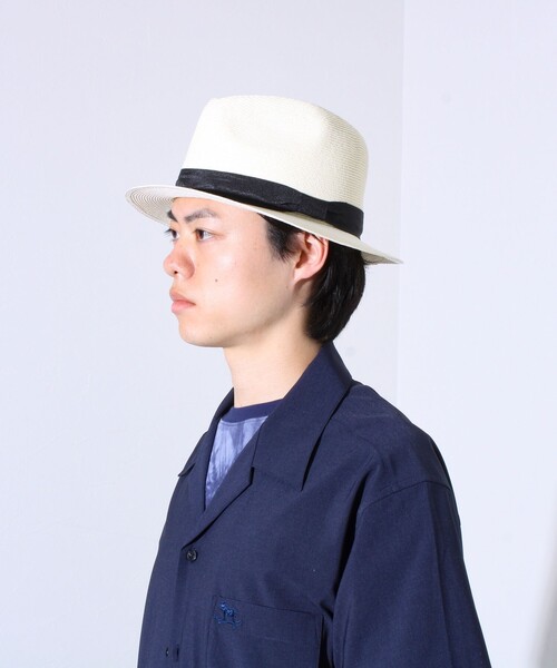 GLOSTER（グロスター）の「【GLOSTER/グロスター】THIN PAPER BLADE HAT ペーパーハット（ハット・メンズ・ブラック/ベージュ/アイボリー・FREE）」の8枚目の写真