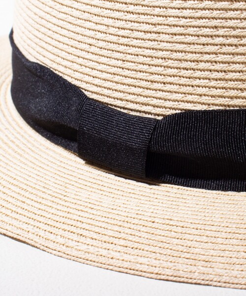 GLOSTER（グロスター）の「【GLOSTER/グロスター】THIN PAPER BLADE HAT ペーパーハット（ハット・メンズ・ブラック/ベージュ/アイボリー・FREE）」の19枚目の写真