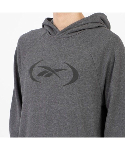 Reebok(リーボック)の「バスケットボール フーディー / BASKETBALL HOODIE(パーカー・メンズ・ダークグレー/ブラック・LARGE/X-LARGE/MEDIUM/SMALL/XX-LARGE/XXX-LARGE)」の5枚目の写真