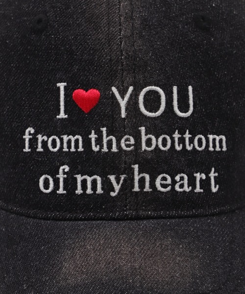 WEGO（ウィゴー）の「WEGO/ロゴ刺繍エイジングデニムキャップ（キャップ・レディース・コバルトブルー/ブラック系2・FREE）」の13枚目の写真