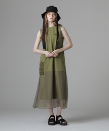 AVIREX | 《直営店限定》SLEEVELESS MILITARY ONEPIECE/スリーブレス ミリタリーワンピース(ワンピース)