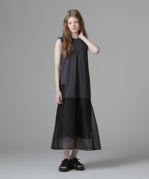 SOV. スリーブレス ワンピース【定価　¥32,000】 DOUBLE STANDARD CLOTHING - Sov. / フリルスリーブワンピースの