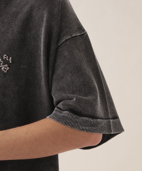 RAGEBLUE(レイジブルー)の「ピグメント/ワンポイントモチーフ刺繍ニットTシャツ(Tシャツ/カットソー・メンズ・イエロー/ダークグレー/ブルー/ネイビー/イエロー系その他・LARGE/MEDIUM)」の22枚目の写真