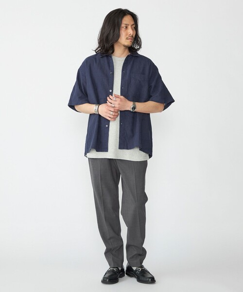 セール】SHIPS: インディアン エンブロイダリー コットンヘンプ