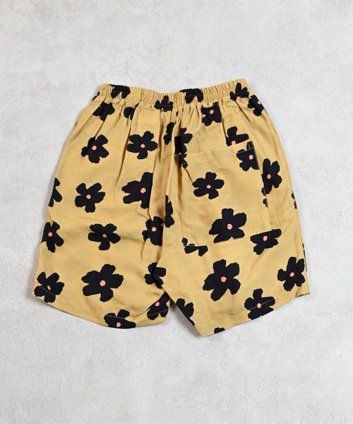 MARKEY'S（マーキーズ）の「総柄ハーフパンツ【セットアップ可能】（その他パンツ・キッズ・ブルー/ベージュ・90/100/110/120/130/140/150）」の4枚目の写真