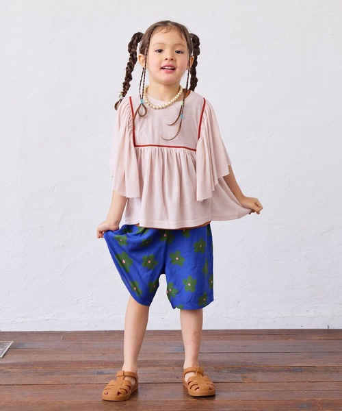 MARKEY'S（マーキーズ）の「総柄ハーフパンツ【セットアップ可能】（その他パンツ・キッズ・ブルー/ベージュ・90/100/110/120/130/140/150）」の21枚目の写真