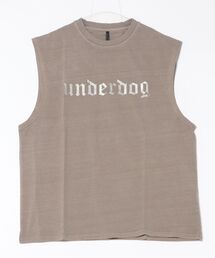 ヴィンテージライク ピグメント加工 アソート グラフィック オーバーサイズ ノースリーブ プリントTシャツ バックプリント