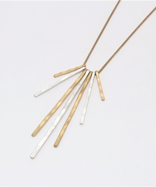 SENSE OF PLACE by URBAN RESEARCH(センスオブプレイスバイアーバンリサーチ)の「MT メタルフリンジネックレス(ネックレス・レディース・その他/ゴールド・FREE)」の1枚目の写真