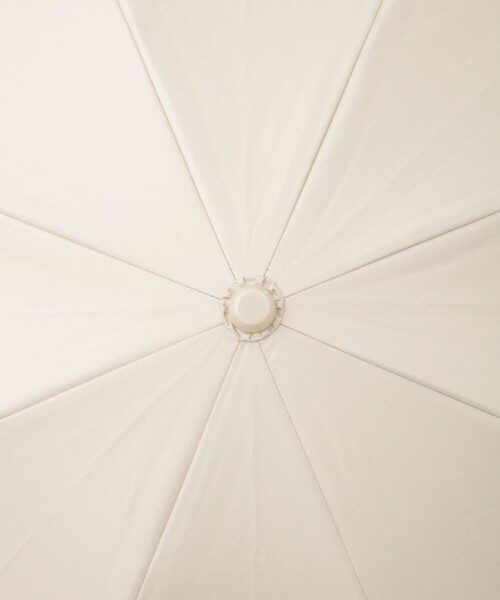 ROPE' PICNIC（ロペピクニック）の「【晴雨兼用・遮光】2段折りたたみ美シルエット傘（折りたたみ傘・レディース・ブラック/オフホワイト/ベージュ・FREE）」の8枚目の写真