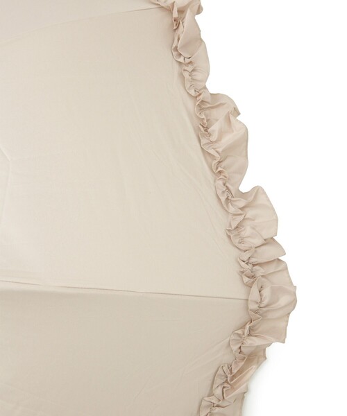 ROPE' PICNIC（ロペピクニック）の「【晴雨兼用・遮光】2段折りたたみ美シルエット傘（折りたたみ傘・レディース・ブラック/オフホワイト/ベージュ・FREE）」の10枚目の写真