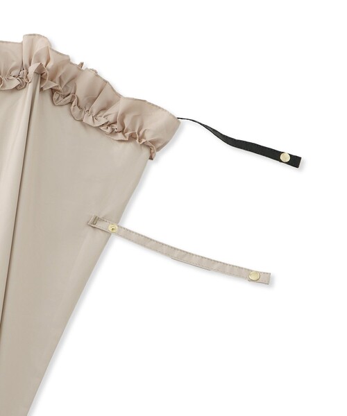 ROPE' PICNIC（ロペピクニック）の「【晴雨兼用・遮光】2段折りたたみ美シルエット傘（折りたたみ傘・レディース・ブラック/オフホワイト/ベージュ・FREE）」の11枚目の写真