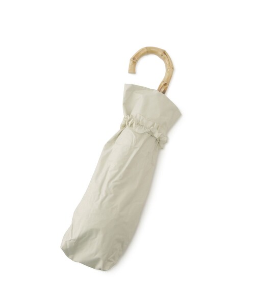 ROPE' PICNIC（ロペピクニック）の「【晴雨兼用・遮光】2段折りたたみ美シルエット傘（折りたたみ傘・レディース・ブラック/オフホワイト/ベージュ・FREE）」の17枚目の写真