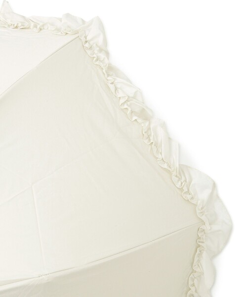 ROPE' PICNIC（ロペピクニック）の「【晴雨兼用・遮光】2段折りたたみ美シルエット傘（折りたたみ傘・レディース・ブラック/オフホワイト/ベージュ・FREE）」の19枚目の写真