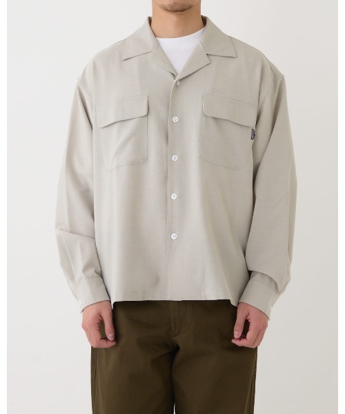 セール】【THOUSAND MILE】LONG SLEEVE SHIRT LINEN LIKE/ロング