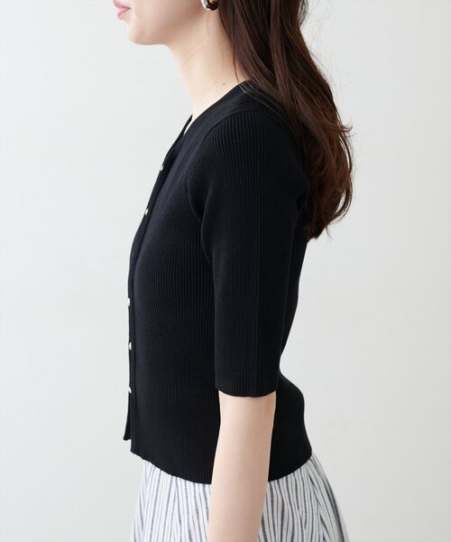 セール】前あきカーデ風ニット（ニット/セーター）｜natural couture