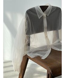 LAGUNAMOON | シアーチュールシャツ(シャツ/ブラウス)