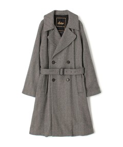 [定休日以外毎日出荷中] セール】マニッシュにキマる。ボリュームスリーブロングトレンチ ジャケット・アウター