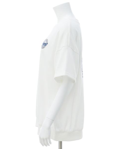 INGNI(イング)の「バックサークルミニスウェットチュニック(Tシャツ/カットソー・レディース・オートミール/オフホワイト/チャコールグレー・M)」の5枚目の写真