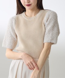 【ZOZO限定】袖リボンヤーンスリーブプルオーバー