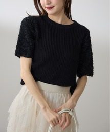【ZOZO限定】袖リボンヤーンスリーブプルオーバー
