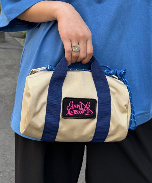 SOUNDSGOOOOD（サウンズグッド）の「■【SOUNDS GOOOOD / サウンズグッド】2WAYミニドラムバッグ（ショルダーバッグ・レディース・グリーン/ベージュ/オレンジ/ブラック・FREE）」の3枚目の写真
