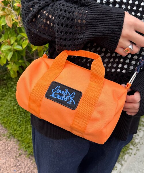 SOUNDSGOOOOD（サウンズグッド）の「■【SOUNDS GOOOOD / サウンズグッド】2WAYミニドラムバッグ（ショルダーバッグ・レディース・グリーン/ベージュ/オレンジ/ブラック・FREE）」の4枚目の写真