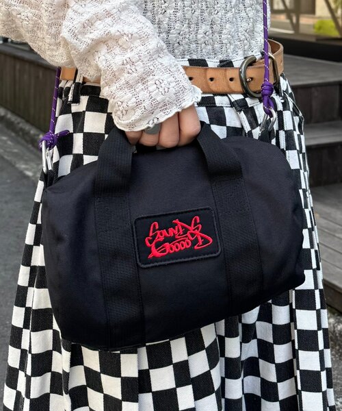 SOUNDSGOOOOD（サウンズグッド）の「■【SOUNDS GOOOOD / サウンズグッド】2WAYミニドラムバッグ（ショルダーバッグ・レディース・グリーン/ベージュ/オレンジ/ブラック・FREE）」の10枚目の写真