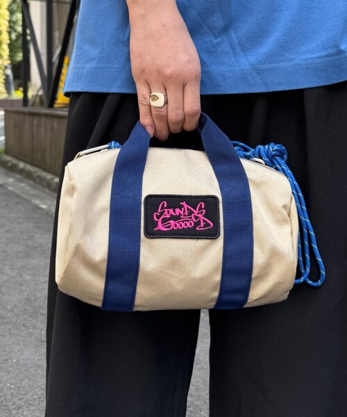 SOUNDSGOOOOD（サウンズグッド）の「■【SOUNDS GOOOOD / サウンズグッド】2WAYミニドラムバッグ（ショルダーバッグ・レディース・グリーン/ベージュ/オレンジ/ブラック・FREE）」の12枚目の写真