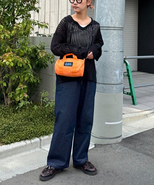 SOUNDSGOOOOD（サウンズグッド）の「■【SOUNDS GOOOOD / サウンズグッド】2WAYミニドラムバッグ（ショルダーバッグ・レディース・グリーン/ベージュ/オレンジ/ブラック・FREE）」の18枚目の写真