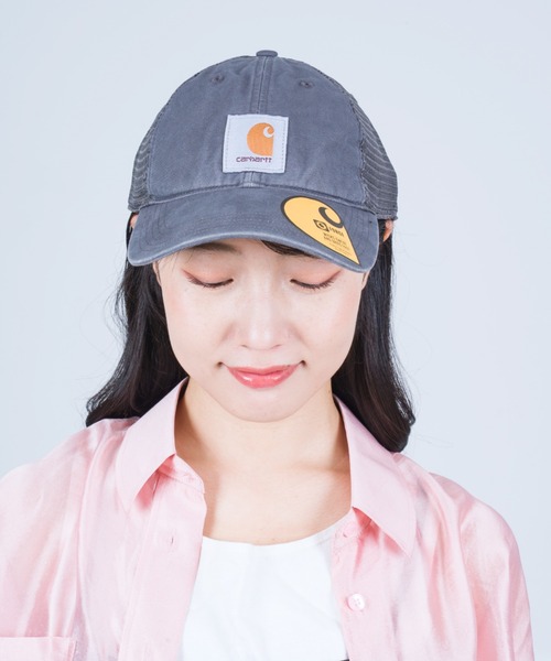 セール】【CARHARTT】ユニセックス 帽子 メッシュキャップ