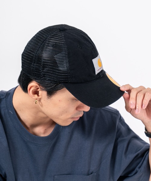 セール】【CARHARTT】ユニセックス 帽子 メッシュキャップ