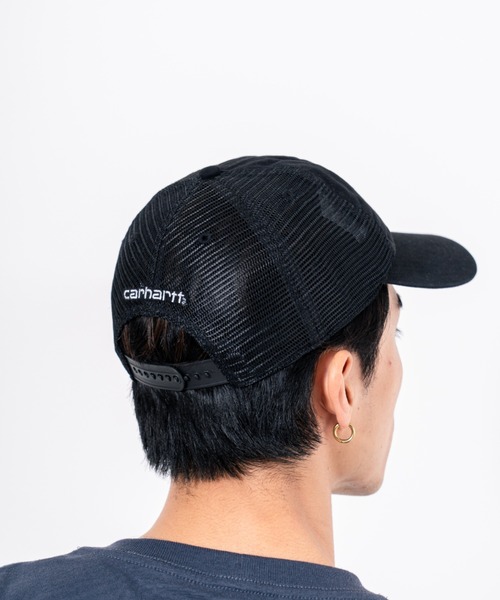 Carhartt（カーハート）の「【CARHARTT】ユニセックス 帽子　メッシュキャップ（キャップ・メンズ・カーキ/グレー/ブラック・FREE）」の12枚目の写真