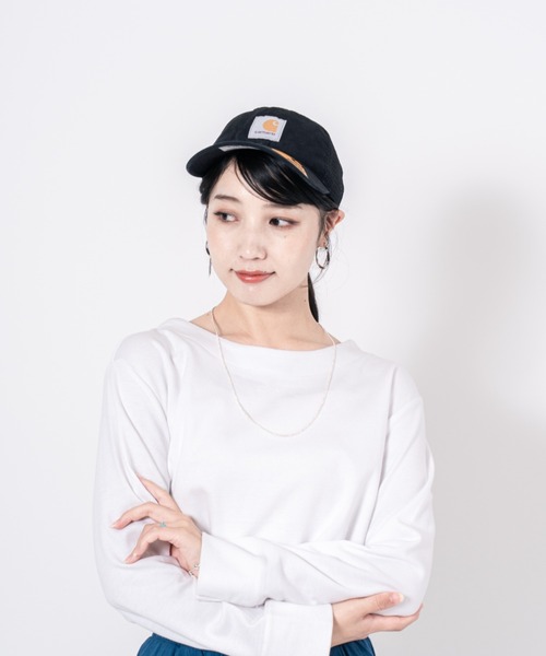 Carhartt（カーハート）の「【CARHARTT】ユニセックス 帽子　メッシュキャップ（キャップ・メンズ・カーキ/グレー/ブラック・FREE）」の13枚目の写真