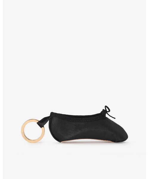 Repetto(レペット)の「〔WEB限定〕ミニ ショーソン キーリング / A0097S(キーホルダー・レディース・ブラック・FREE)」の1枚目の写真