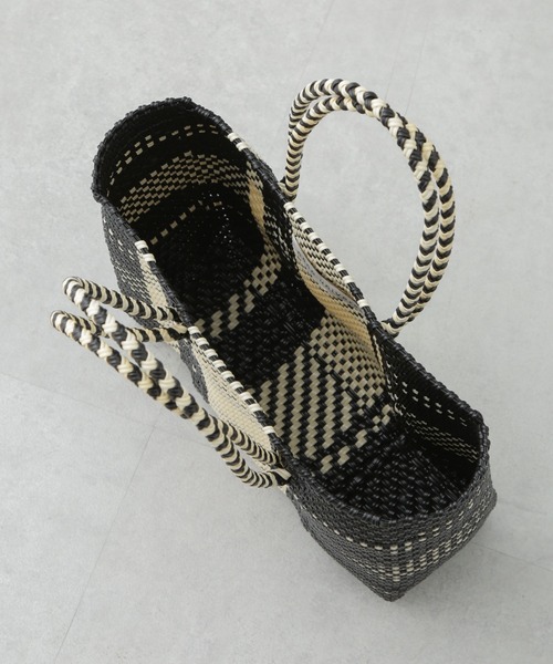 NANO universe（ナノユニバース）の「メルカドバッグ（ハンドバッグ・レディース・ブルー/ブラック/ベージュ・FREE）」の7枚目の写真