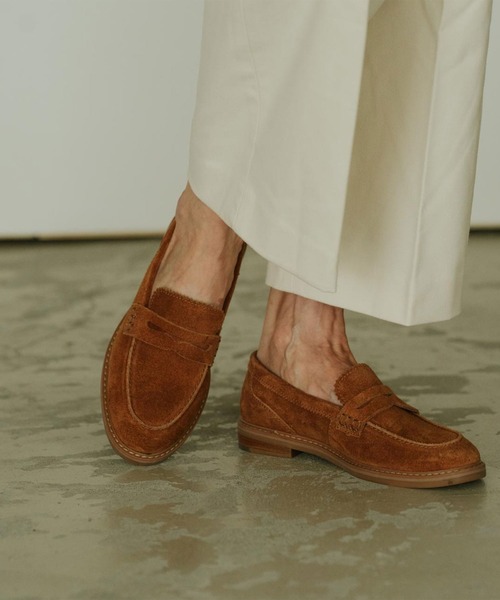 ara（アラ）の「ara/ [12-11244] KENT-TROTTEUR 2.0 スエード ローファー（ローファー・レディース・ネイビー/キャメル・5.5/3.5/4/6/3/5）」の2枚目の写真