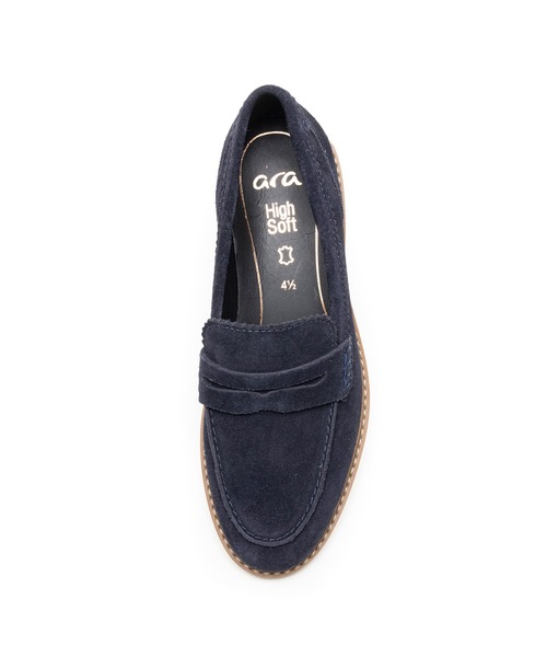ara（アラ）の「ara/ [12-11244] KENT-TROTTEUR 2.0 スエード ローファー（ローファー・レディース・ネイビー/キャメル・5.5/3.5/4/6/3/5）」の7枚目の写真