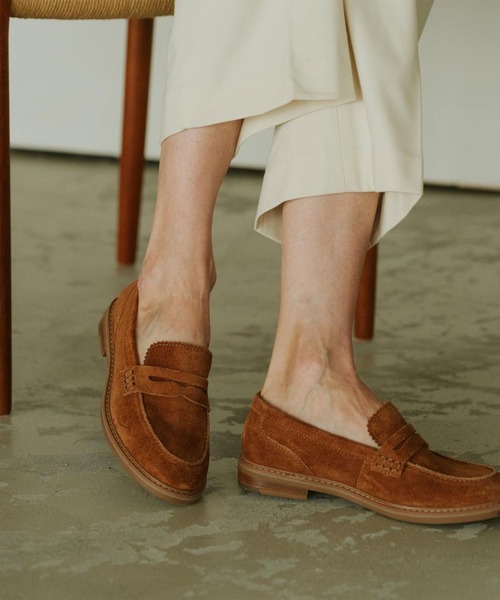 ara（アラ）の「ara/ [12-11244] KENT-TROTTEUR 2.0 スエード ローファー（ローファー・レディース・ネイビー/キャメル・5.5/3.5/4/6/3/5）」の16枚目の写真