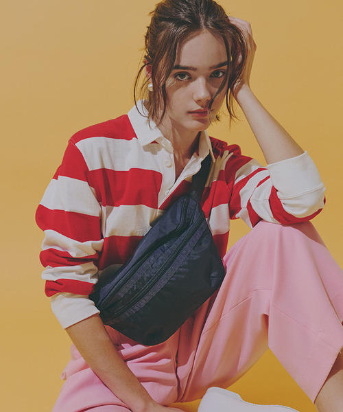 LeSportsac(レスポートサック)の「HERITAGE BELT BAG ミッドナイトグリーン(ボディバッグ/ウエストポーチ・レディース・グリーン・FREE)」の4枚目の写真