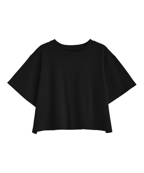2025 SUMMER COLLECTION]セミクロップド半袖Tシャツ（Tシャツ