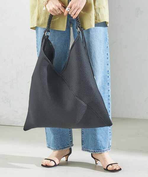 美品　LE VERNIS メッシュトートバッグ　ネイビー LE VERNIS】メッシュトートバッグ(バッグ・ポーチ)｜CAST