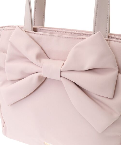 メゾンドフルール撥水加工 ピンク トートバッグ　早いものがち最終値下げ！！ Maison de FLEUR - 新品 メゾンドフルール 撥水加工 リボン