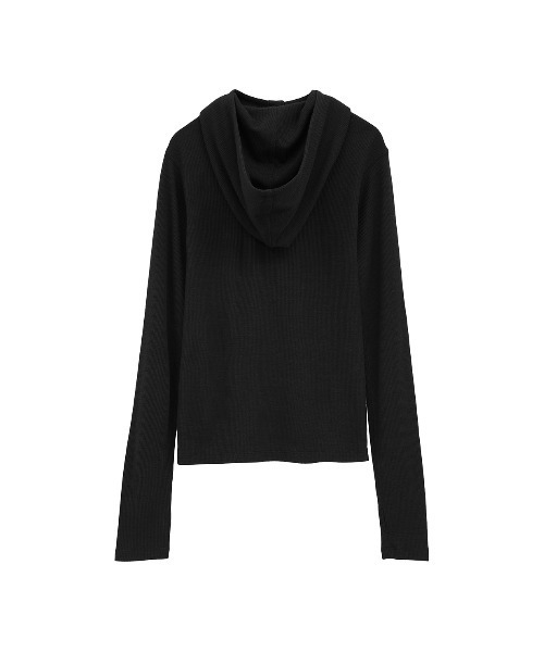 CLANE（クラネ）の「CLANE/クラネ/WOOL RIB HOODED TIGHT TOPS