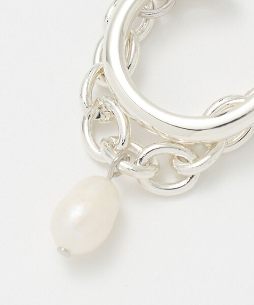 loni(ロニ)の「<loni>Ivy pearl chain リング-2WAY-(リング・レディース・シルバー・11)」の6枚目の写真